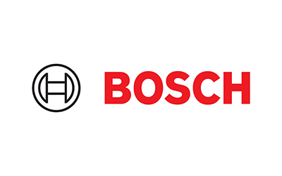 Bosch Logo auf weißem Grund